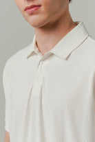 Textured Polo - Off-White-1-MENDEEZ