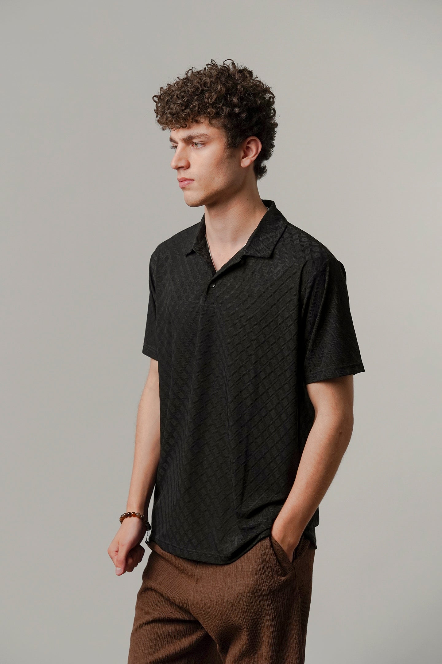 Polo Shirt - Black-2-MENDEEZ