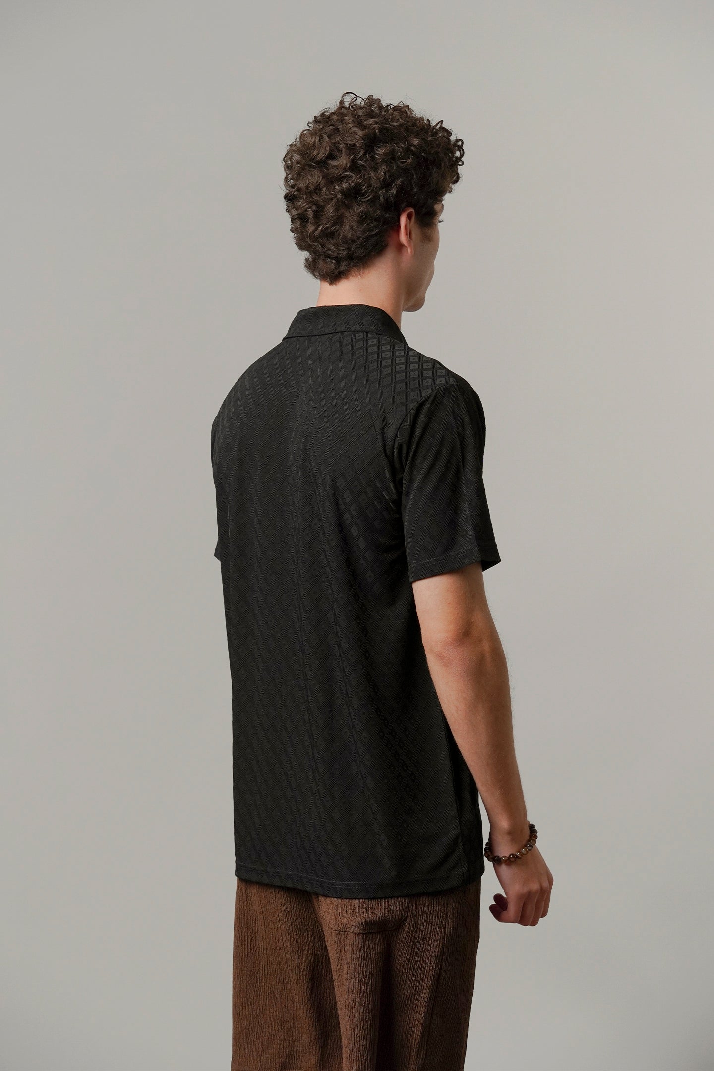 Polo Shirt - Black-3-MENDEEZ