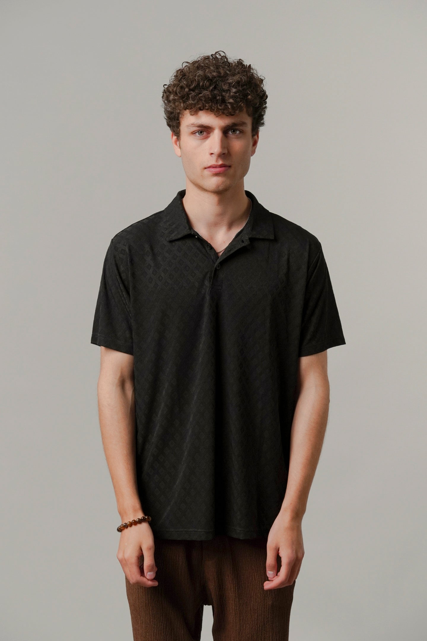 Polo Shirt - Black-4-MENDEEZ