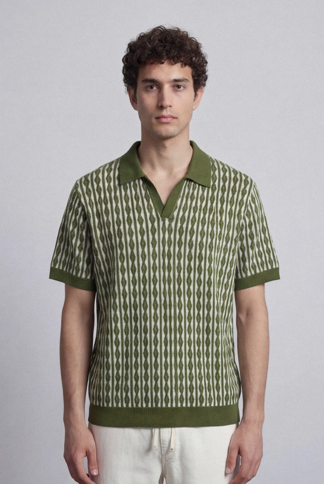 Polo - Olive Green-3-MENDEEZ