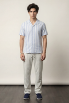 Cuban Shirt - Blue - Mendeez