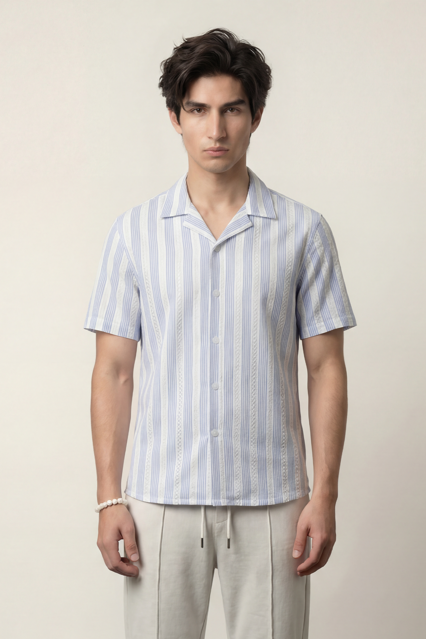 Cuban Shirt - Blue - Mendeez