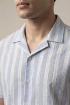 Cuban Shirt - Blue - Mendeez