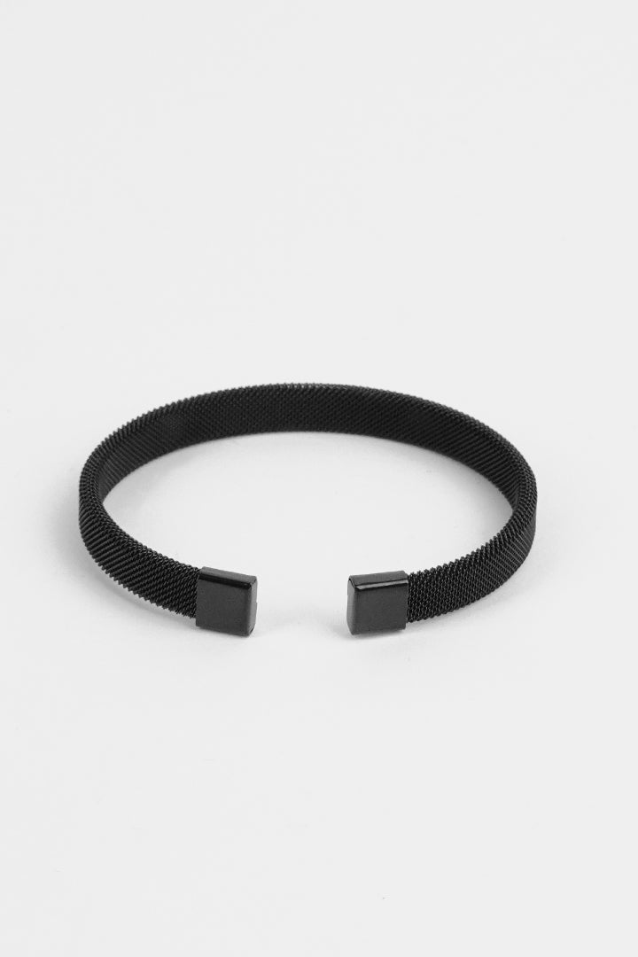 Vintage Mesh Bracelet - Black - Mendeez