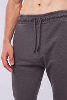 Tapered Terry Pants - Dark Grey - Mendeez