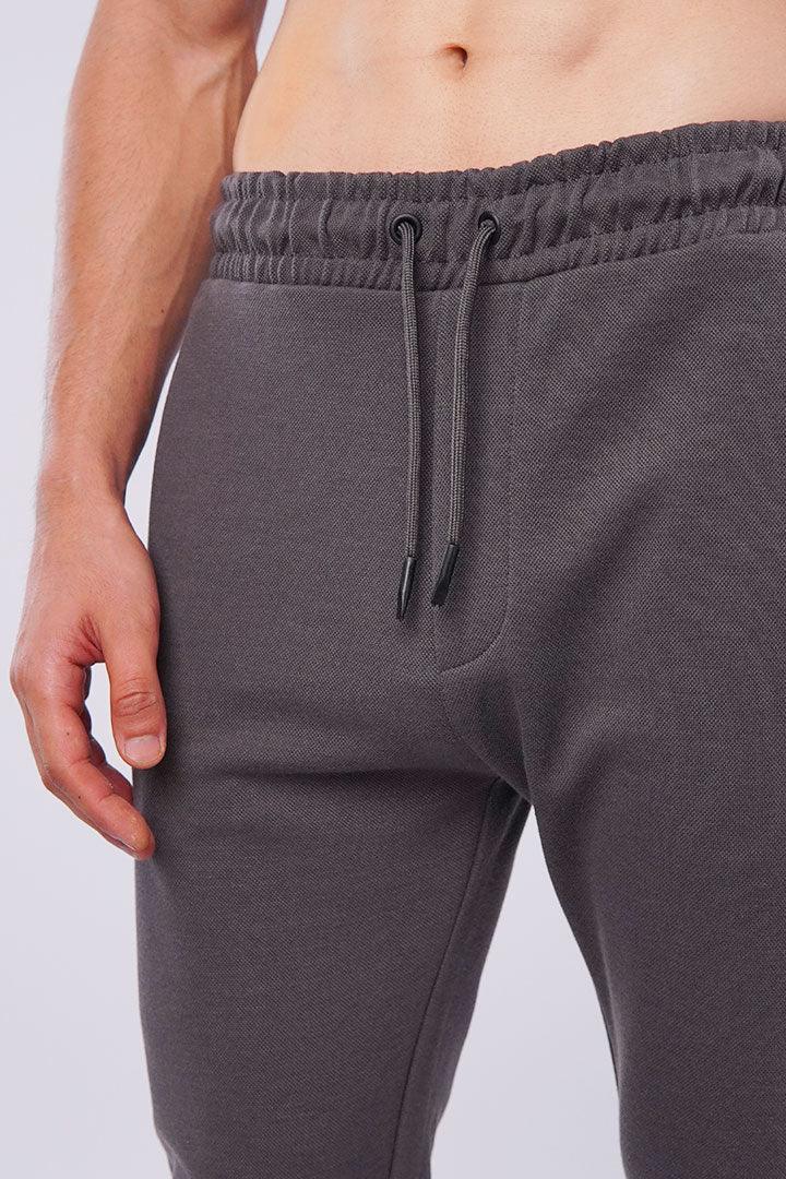 Tapered Terry Pants - Dark Grey - Mendeez