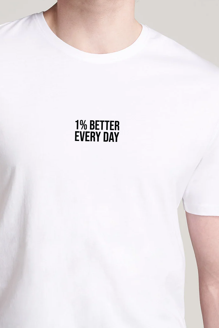 Printed Graphic Tee - White - Mendeez