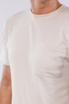 Pocket T-Shirt - Off White - Mendeez