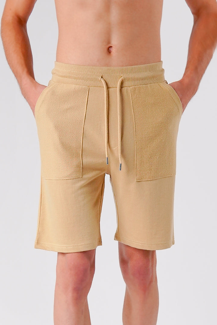 Terry Shorts - Beige - Mendeez