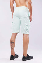 Terry Cargo Shorts - Mint Green - Mendeez