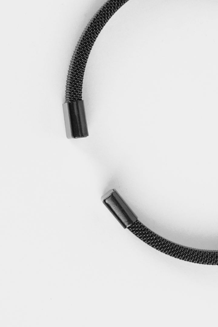Vintage Mesh Bracelet - Black - Mendeez