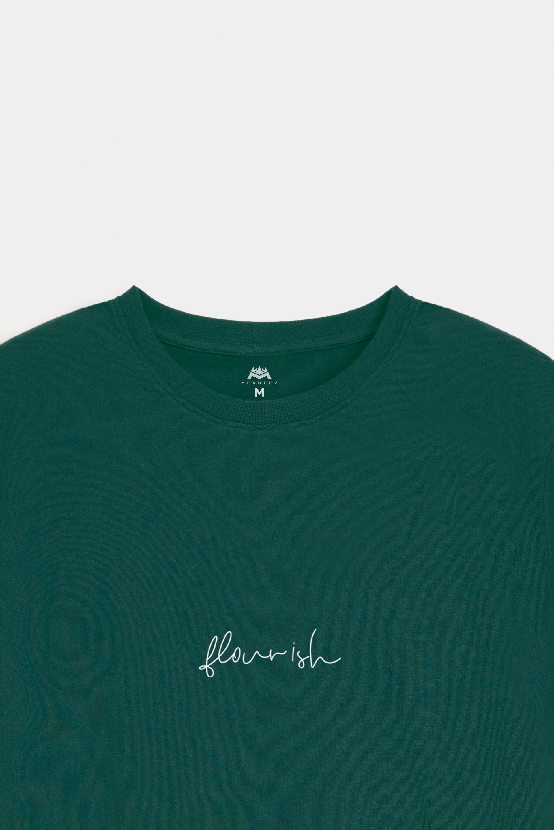 Printed Graphic Tee - Green - Mendeez