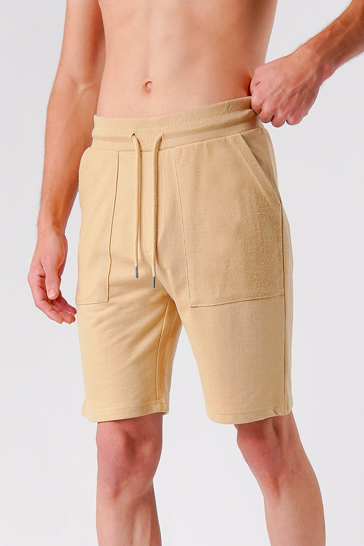 Terry Shorts - Beige - Mendeez