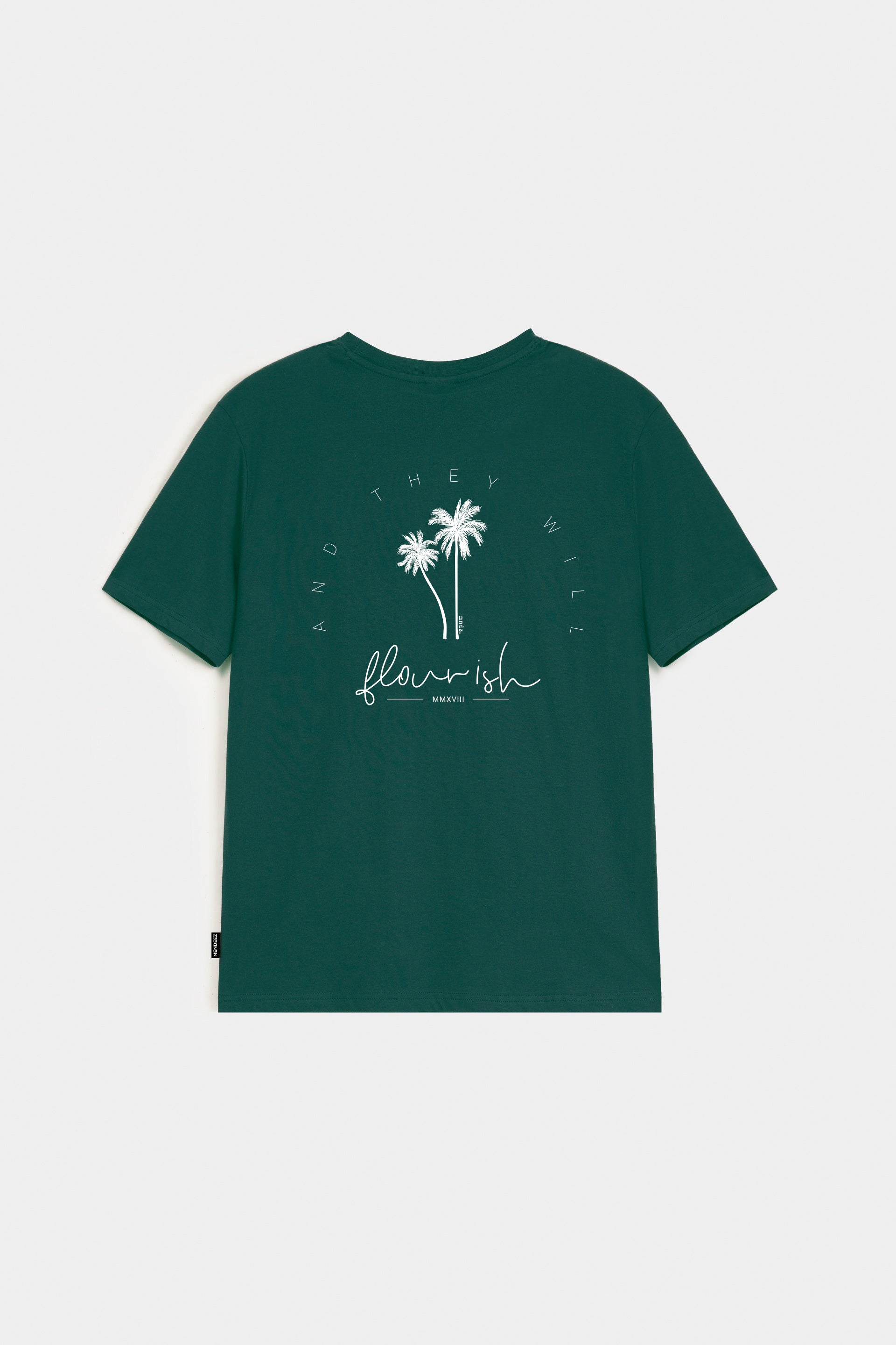 Printed Graphic Tee - Green - Mendeez