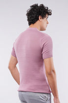 Johnny Collar Polo Shirt - Dusty Pink - Mendeez