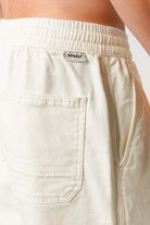 Straight Jogger Pants - Cream - Mendeez