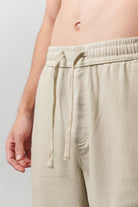 Straight Jogger Pants - Cream - Mendeez