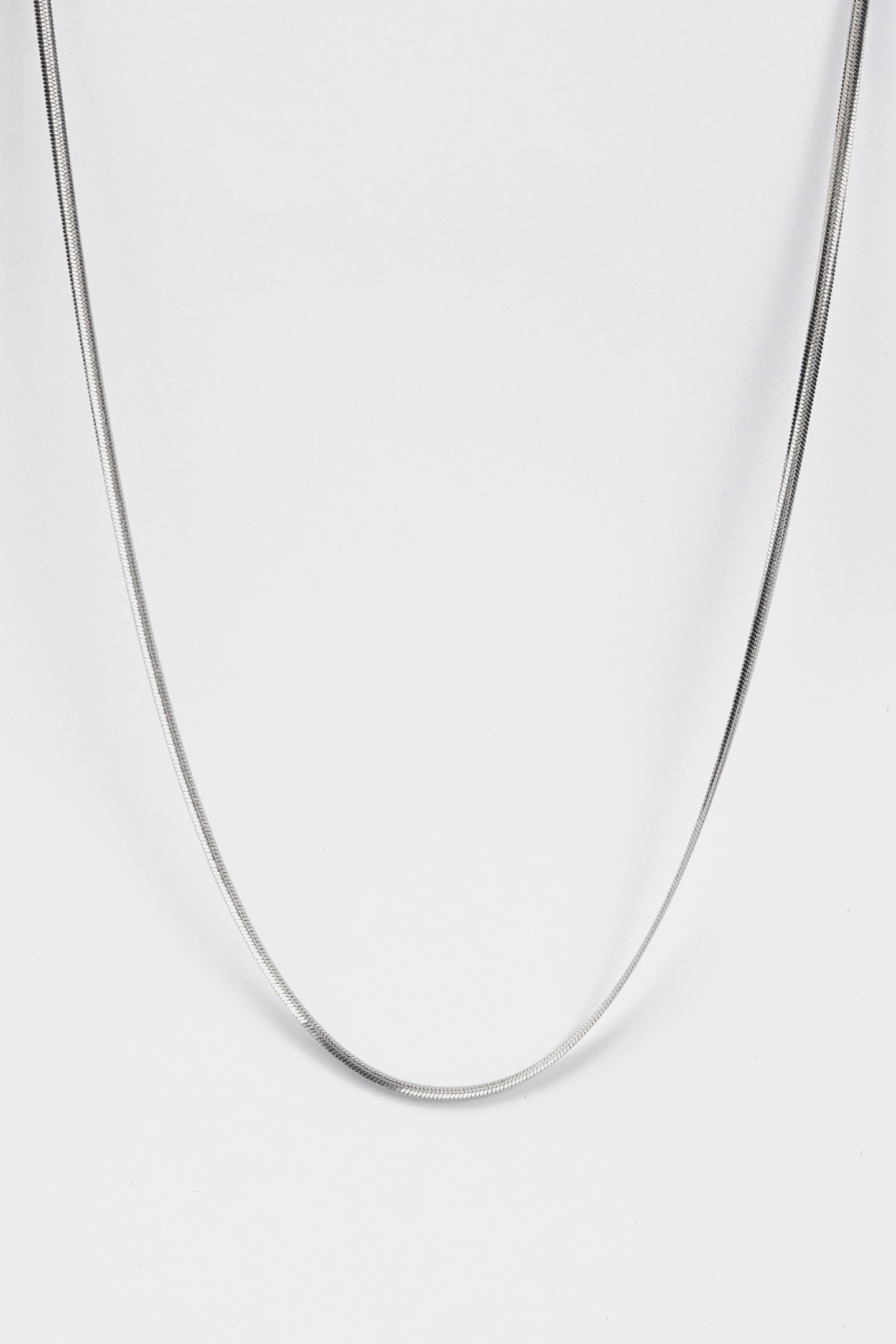 Flat Snake Chain - Silver - Mendeez
