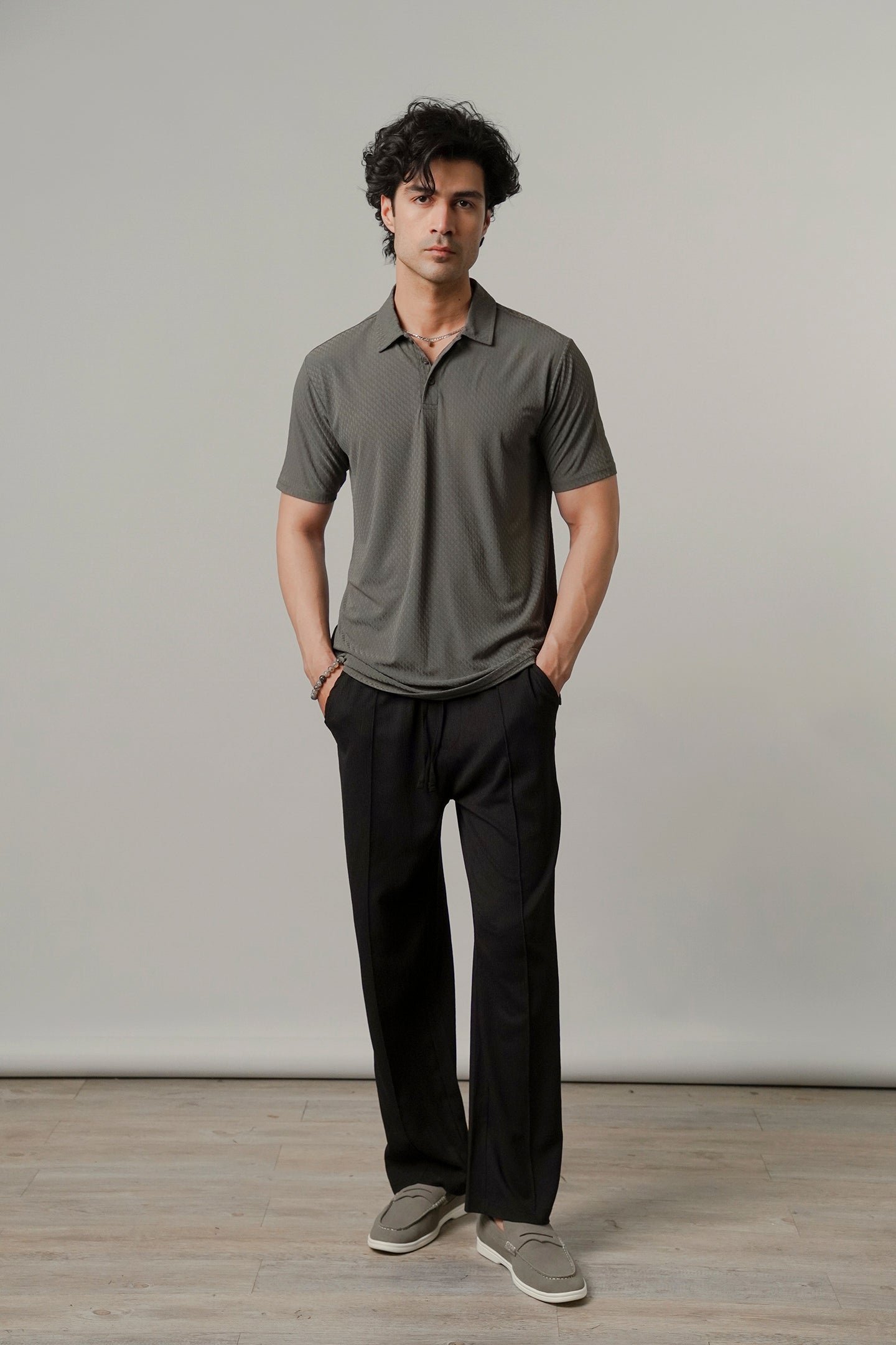 Sports Polo - Grey - Mendeez