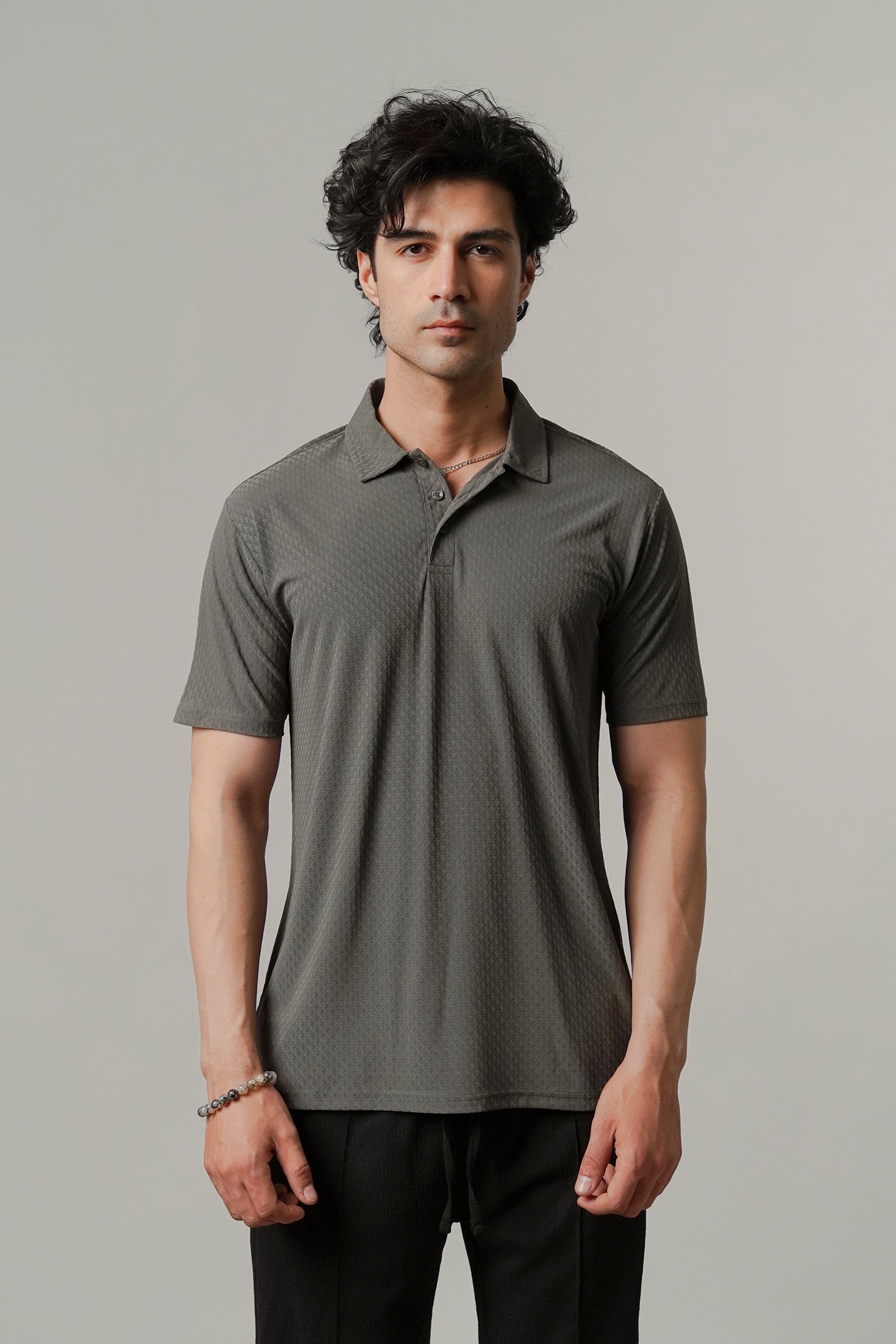 Sports Polo - Grey - Mendeez