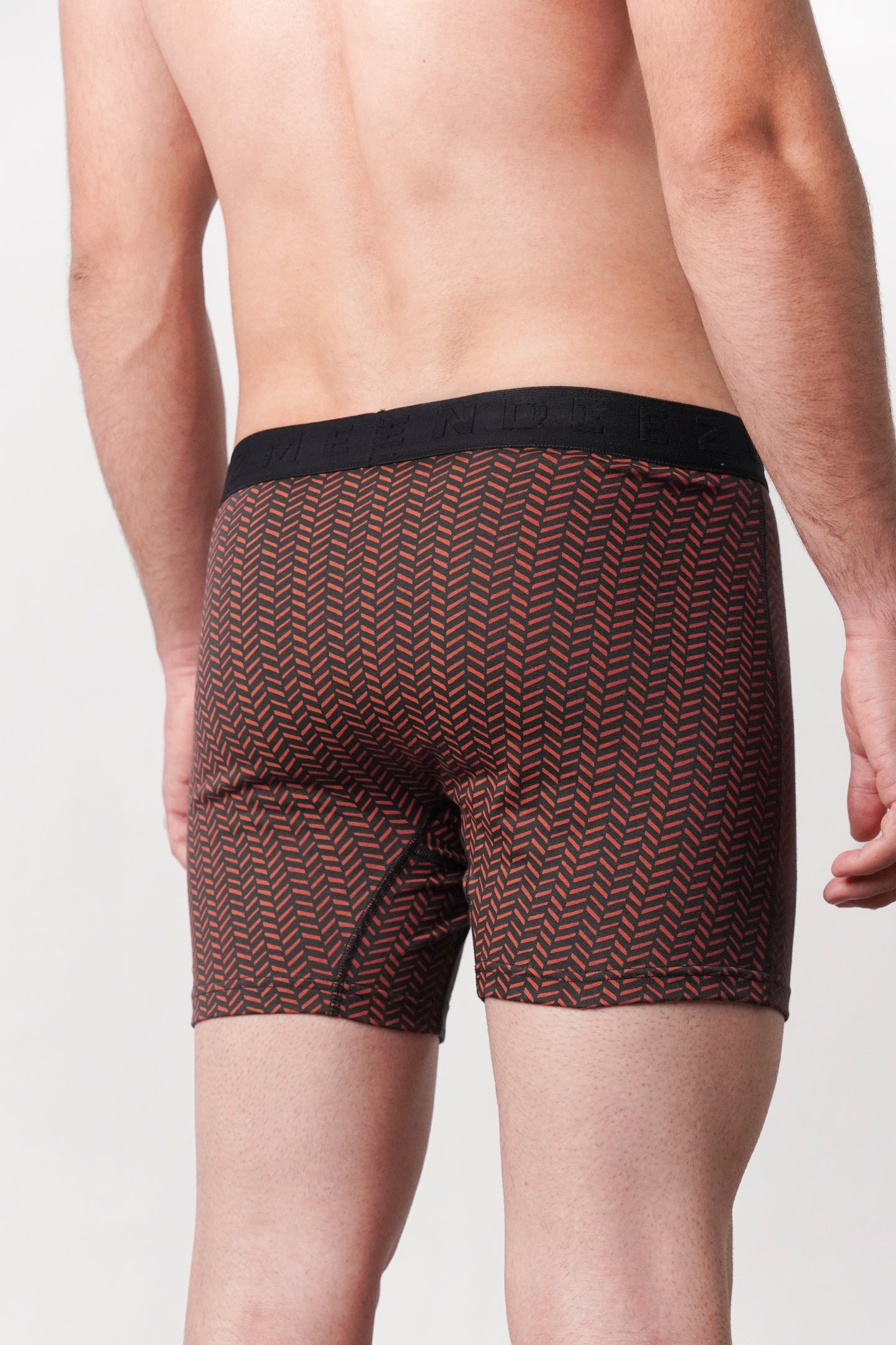 Printed All Day Boxers - Wine - Mendeez