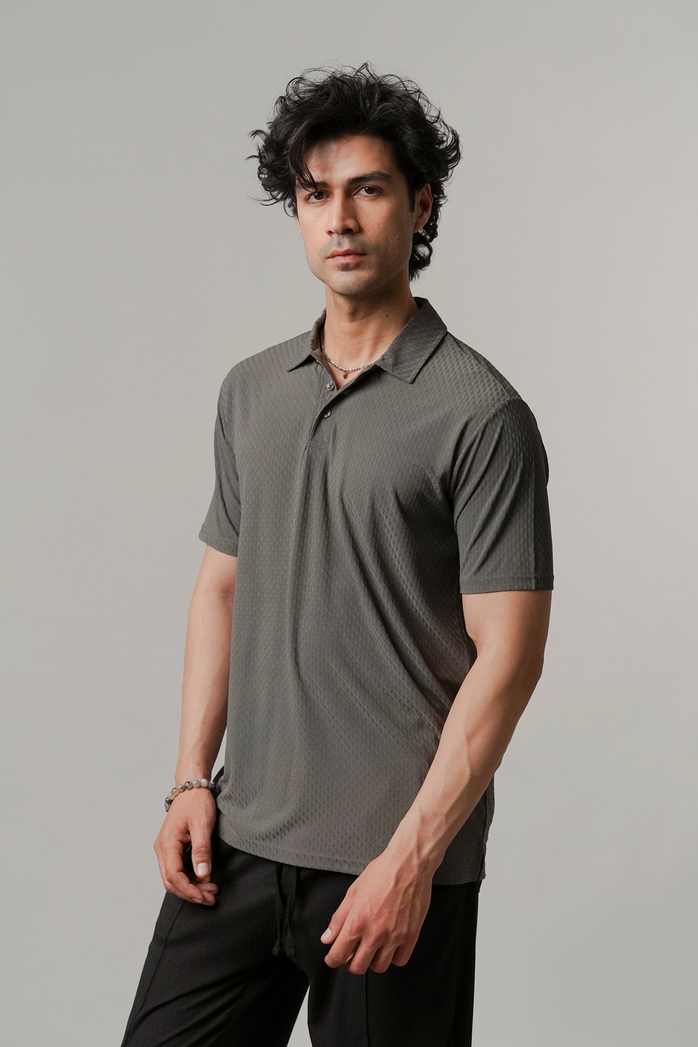 Sports Polo - Grey - Mendeez
