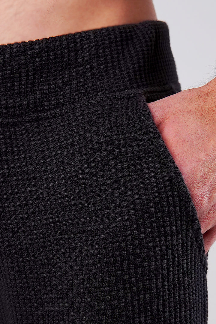 Thermal Jogger Pants - Black - Mendeez