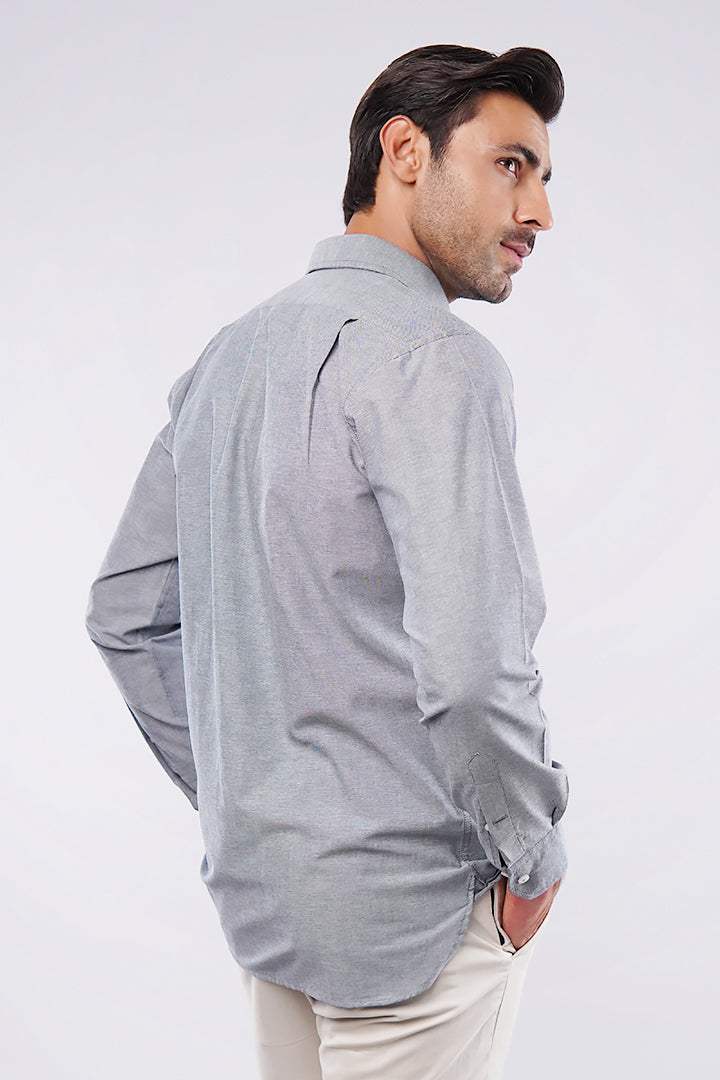 Oxford Shirt - Light Grey - Mendeez