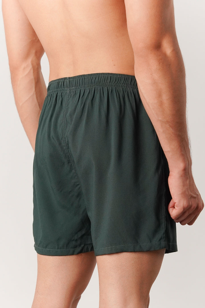 Boxer Shorts - Forest Green - Mendeez