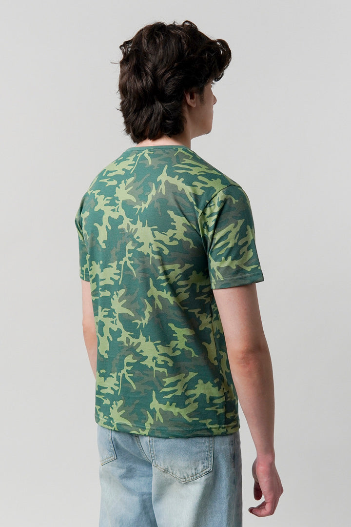 Printed T-Shirt - Camouflage - Mendeez