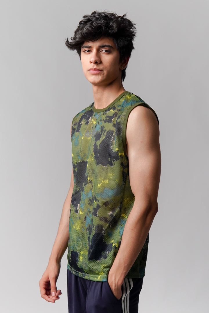Mesh Tank Top - Camouflage - Mendeez