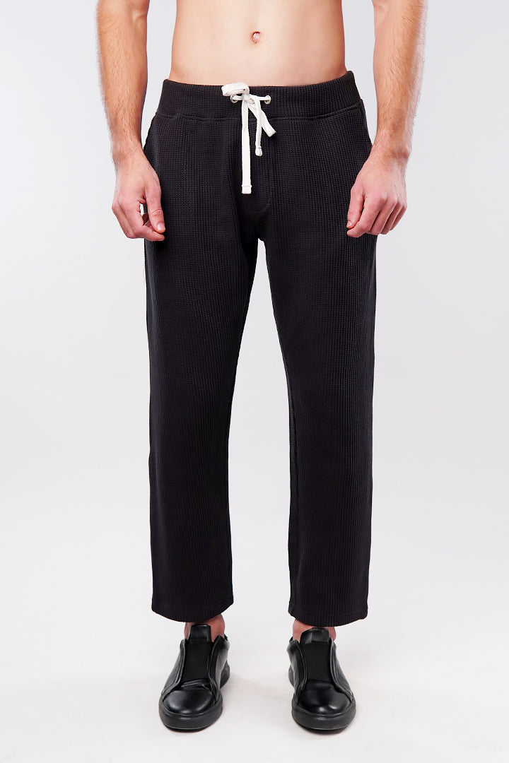 Thermal Jogger Pants - Black - Mendeez