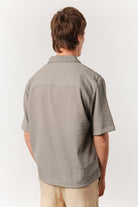 Box Fit Cuban Shirt - Moss Green - Mendeez