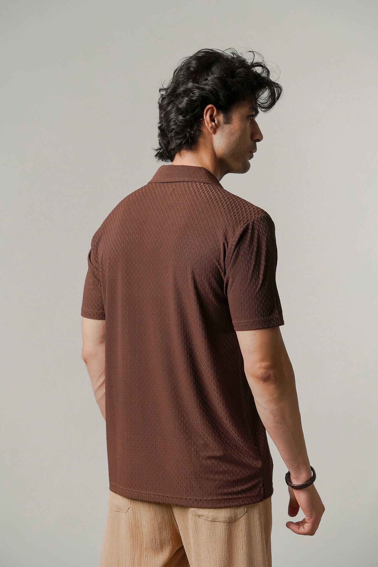 Sports Polo - Brown - Mendeez