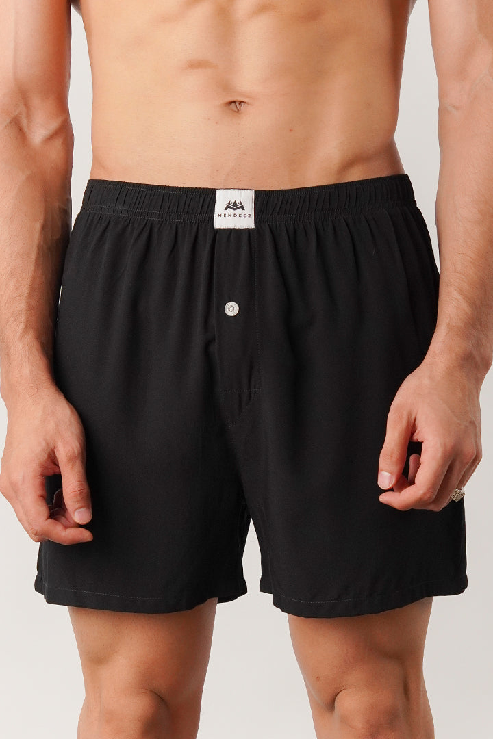 Boxer Shorts - Black - Mendeez