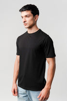 Regular Fit Crew Neck T-Shirt - Black - Mendeez