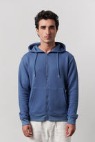 Zipper Hoodie - Ocean Blue - Mendeez