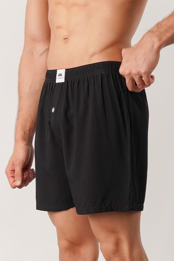 Boxer Shorts - Black - Mendeez