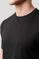 Regular Fit Crew Neck T-Shirt - Black - Mendeez