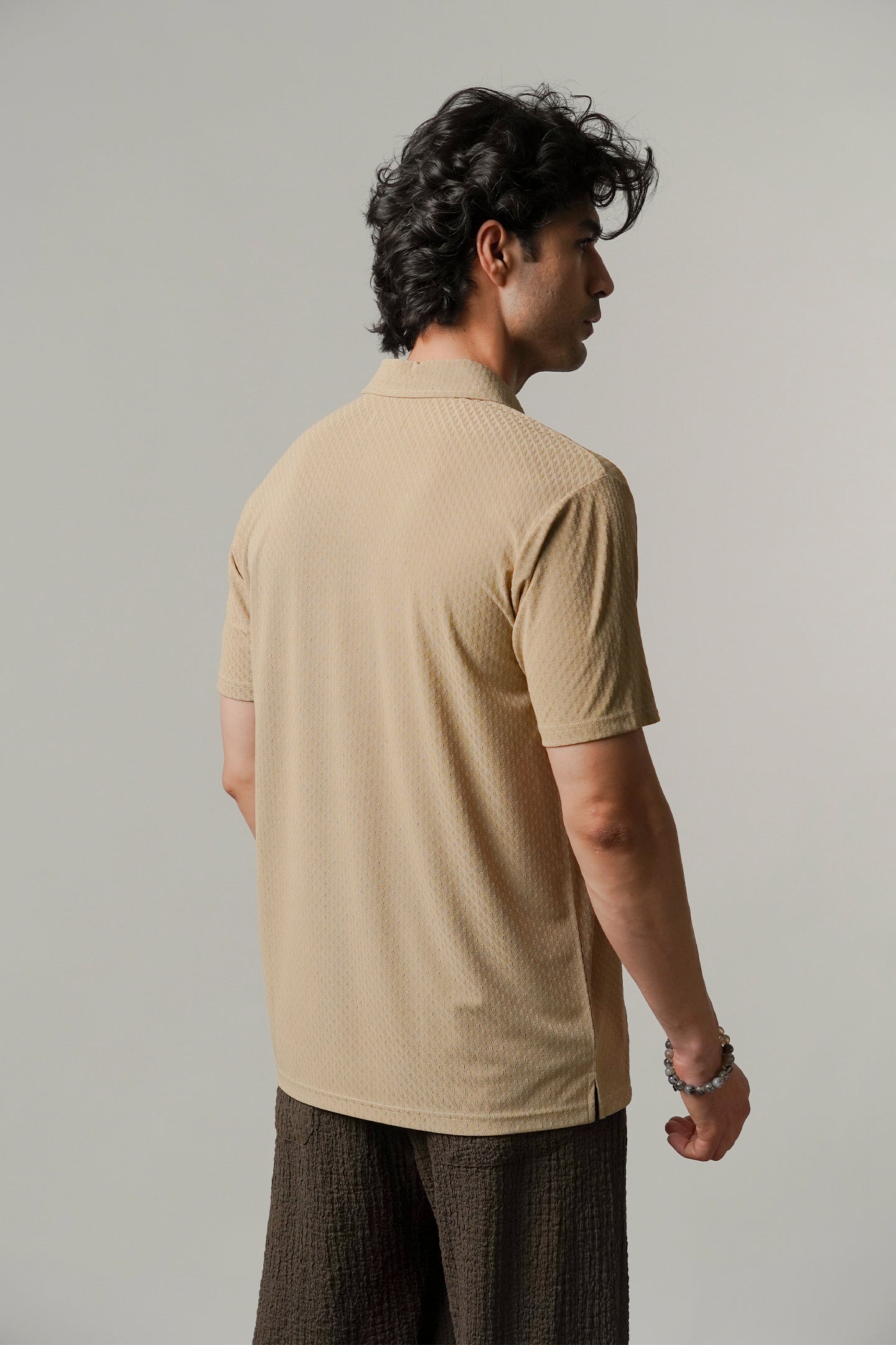 Sports Polo - Beige - Mendeez