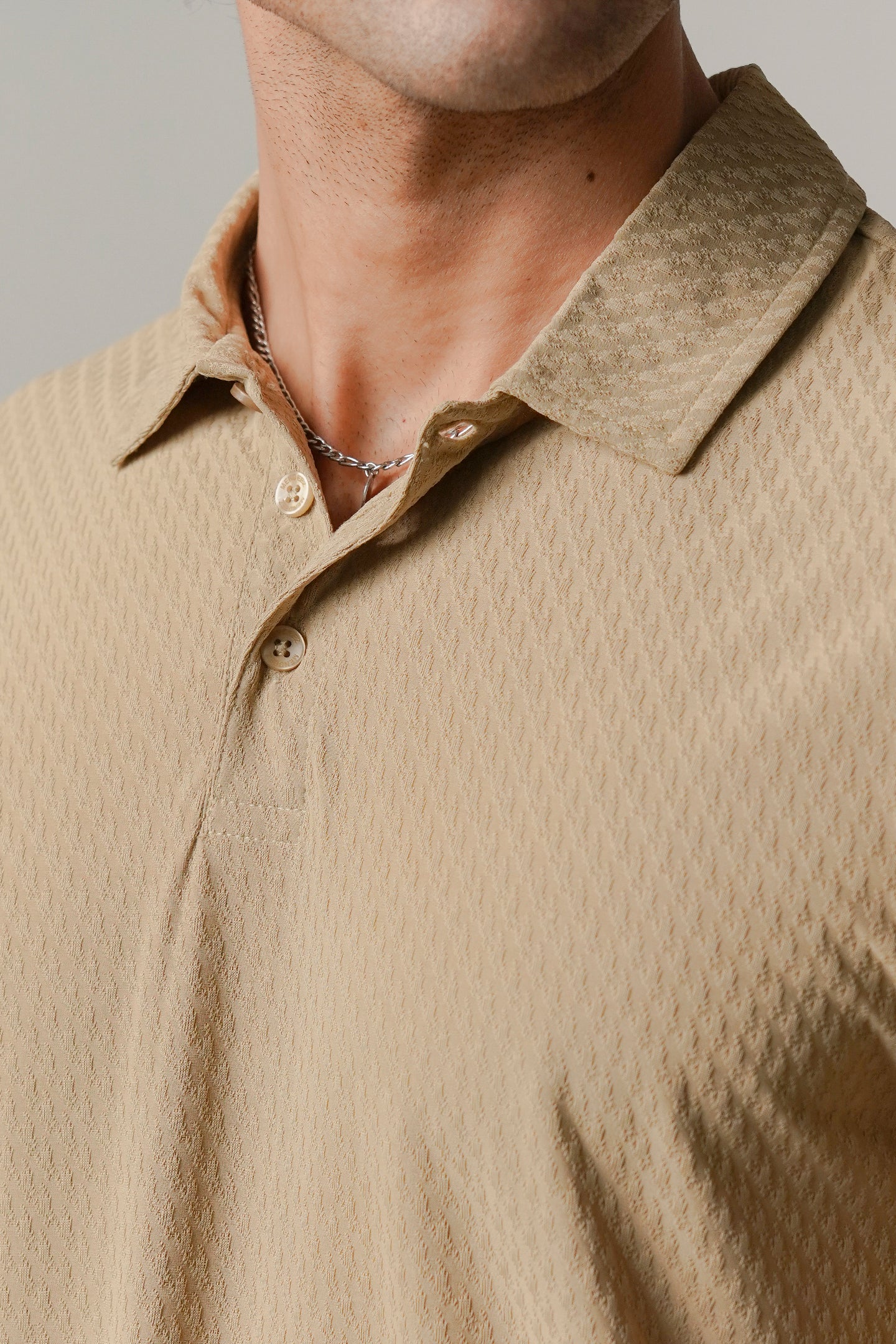 Sports Polo - Beige - Mendeez