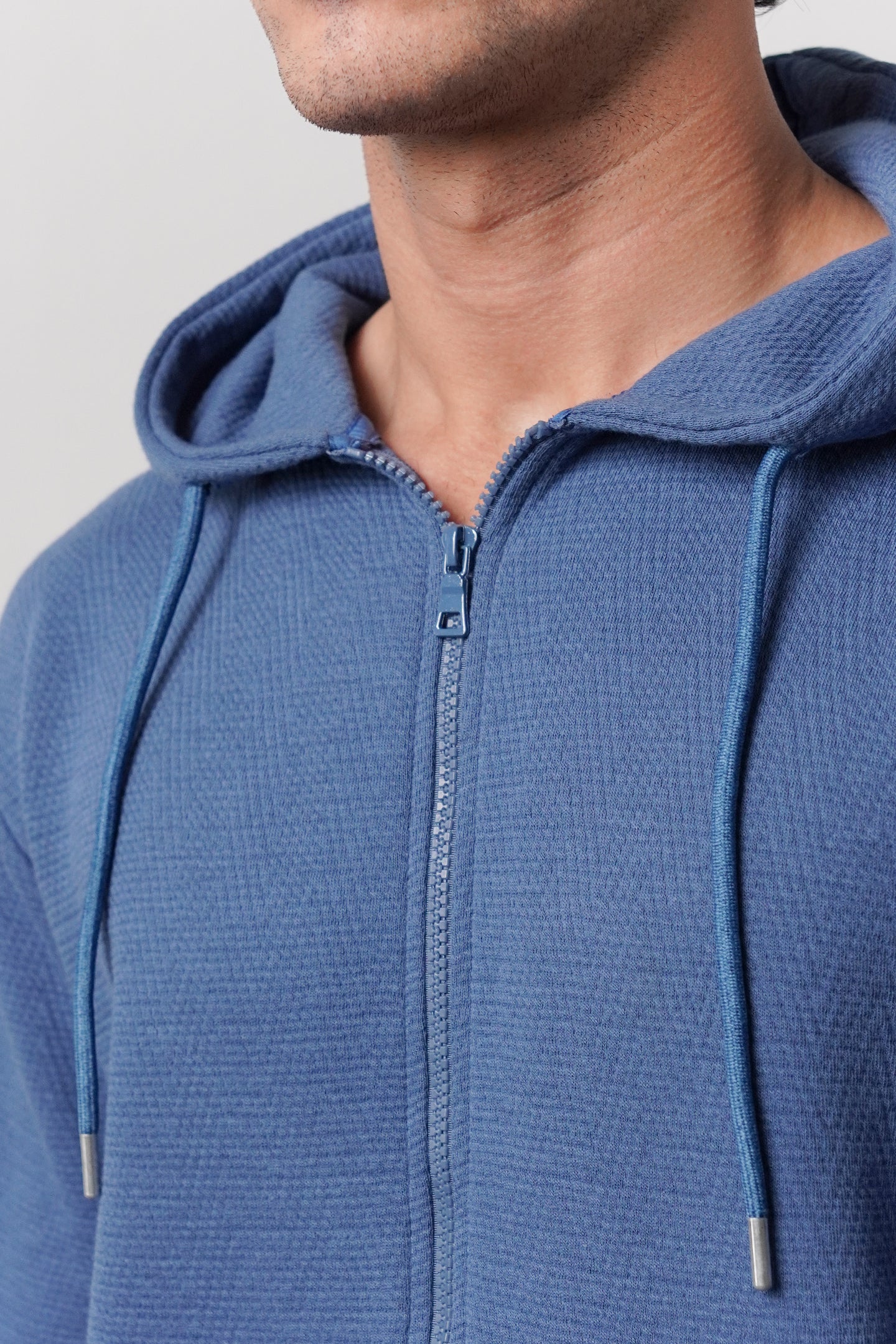 Zipper Hoodie - Ocean Blue - Mendeez