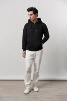 Zipper Hoodie - Black - Mendeez