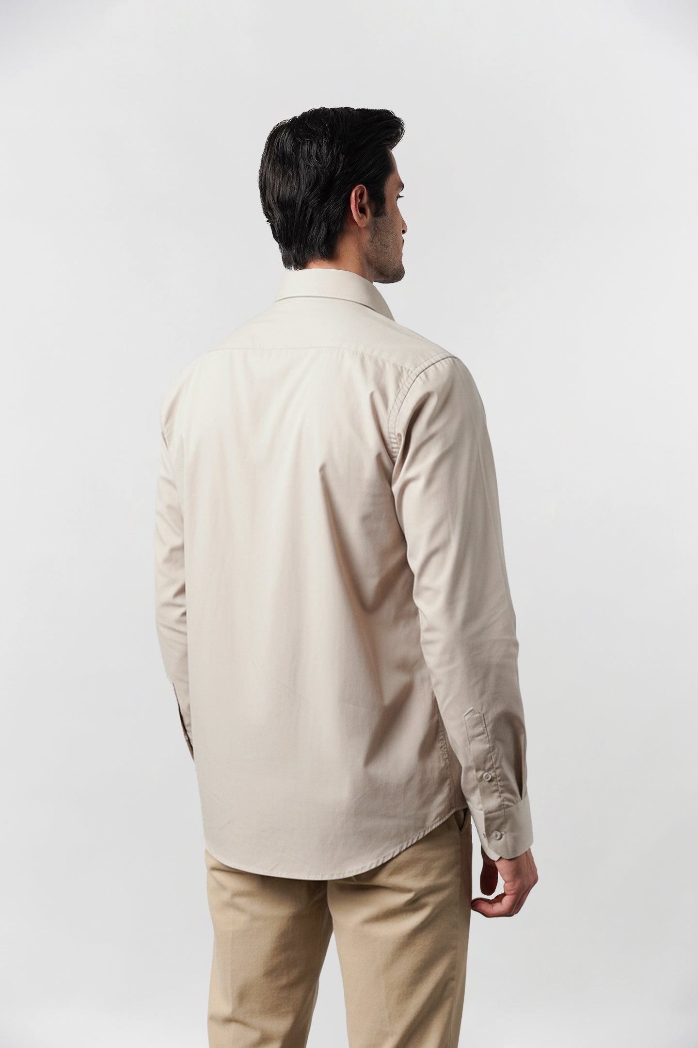 Plain Shirt - Sand Brown - Mendeez