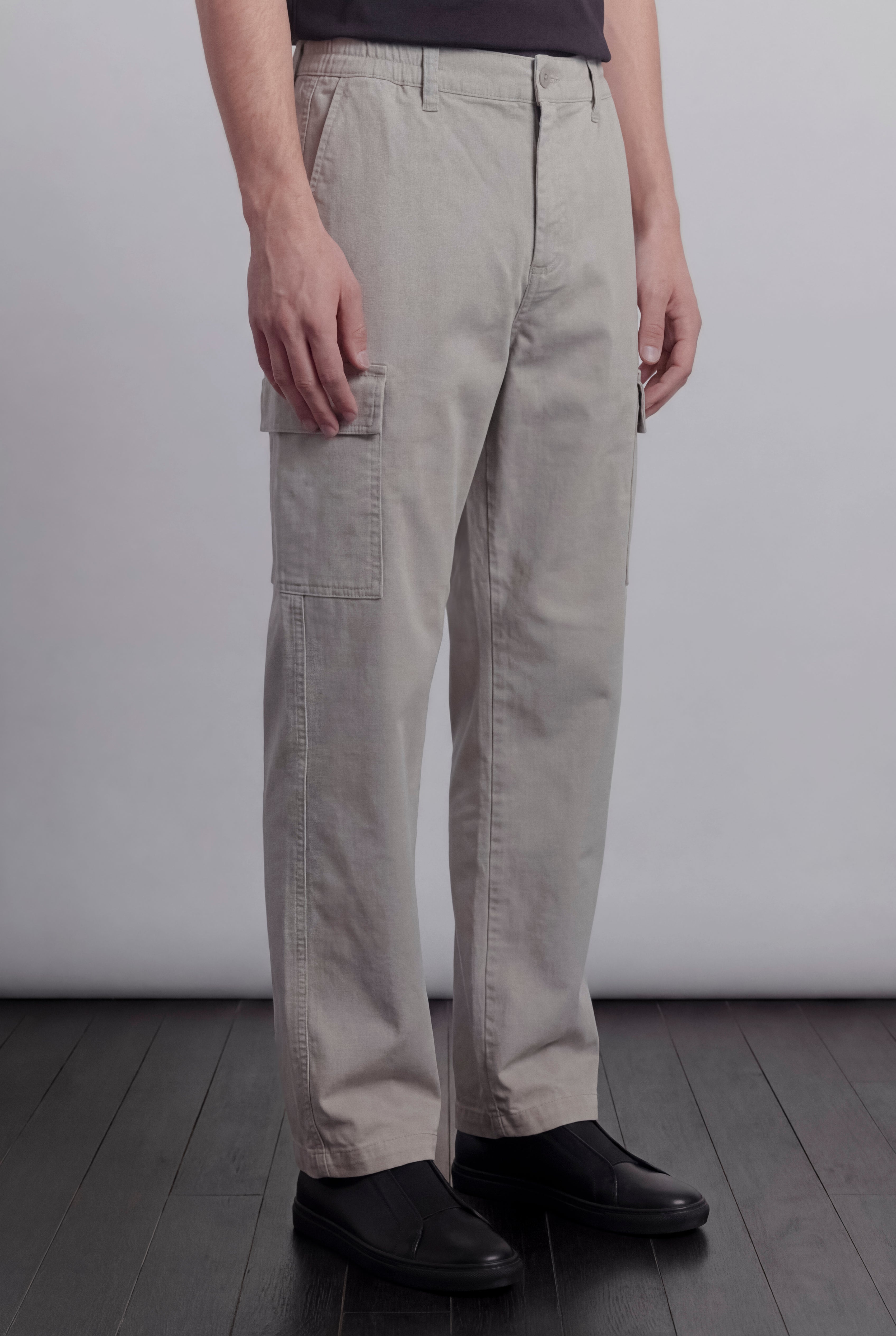 Cargo Pants - Light Grey - Mendeez
