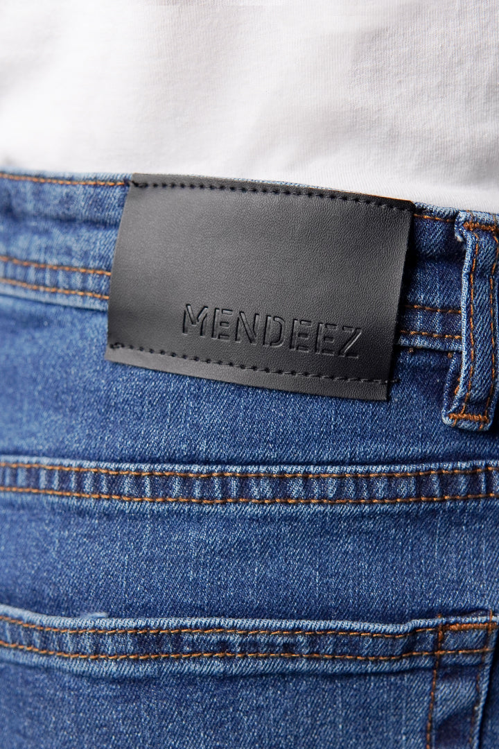 Slim Fit Denim - Medium Blue - Mendeez