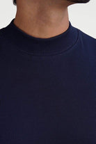 Regal Sapphire Mock Neck Sweatshirt - Mendeez PK 