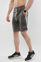 Striped Shorts - Grey - Mendeez