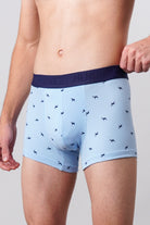 Dog Printed Boxer Trunks - Sky Blue - Mendeez